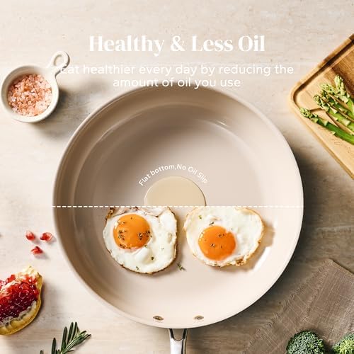 Redchef Non Stick Ceramic Frying Pans, Non Toxic Skillets, 8/9.5/11