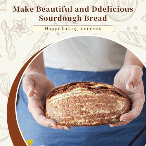2 Pack 10 In Oval Banneton Bread Proofing Baskets