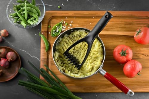 Nylon Potato Masher - Non-Scratch, Dishwasher Safe Tool for Mashed