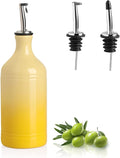 Sweejar Ceramic Olive Oil Dispenser Bottle, Opaque Oil Cruet Protects to Reduce by Sweejarco1949