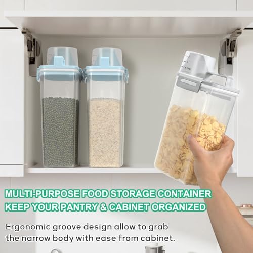 TBMax Rice Storage container 4 Lbs, Small Rice Dispenser with