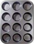Ecolution Bakeins 12 Cup Muffin and Cupcake Pan – PFOA, BPA, and PTFE