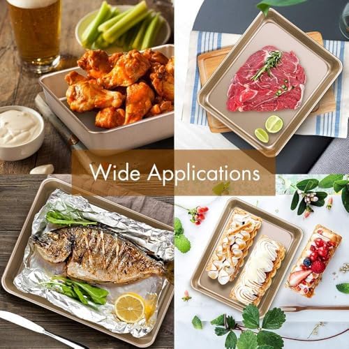 AMAGABELI GARDEN & HOME Deep Baking Pans Nonstick for Oven Tray Cake