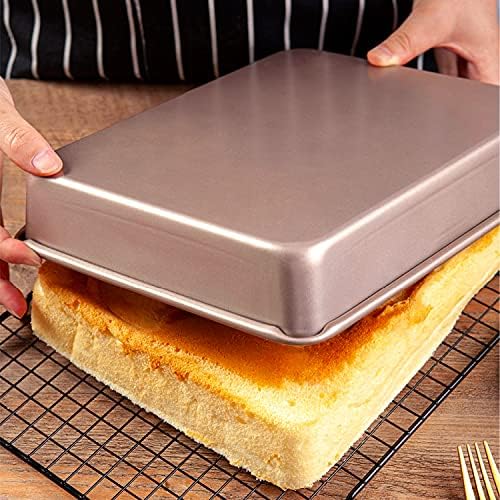 2 Pack 11 Inch Baking Sheet Pans, Deep Size Baking Pan Nonstick Cookie