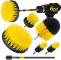 Holikme 6Pc Drill Brush Set with Extension, Soft Bristles