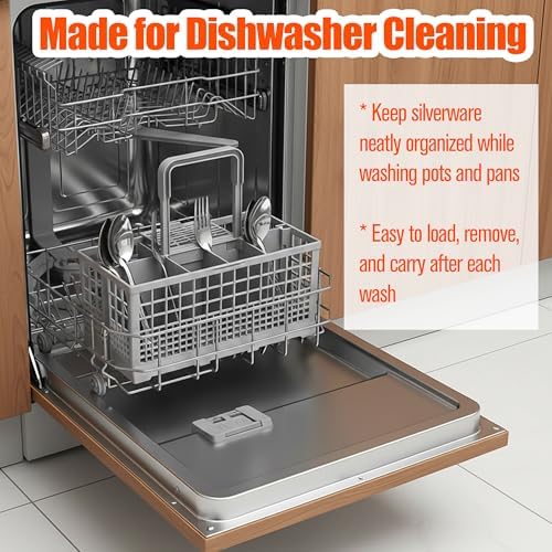 Silverware Basket for GE Dishwasher, Replacement Cutlery Basket for