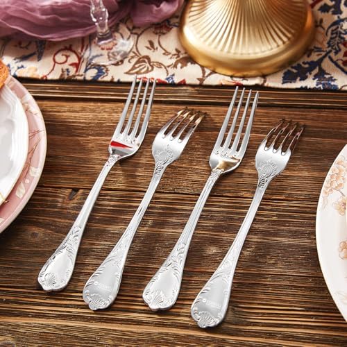 KEAWELL Premium Regalia 4-Piece 8-Inch Dinner Fork Set
