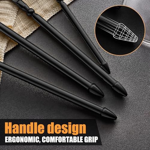 Black Unique Silverware Set,16-Piece Stainless Steel Cutlery Set for