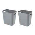 UUJOLY Plastic Trash Can Wastebasket, Garbage Container Basket by UUJOLY