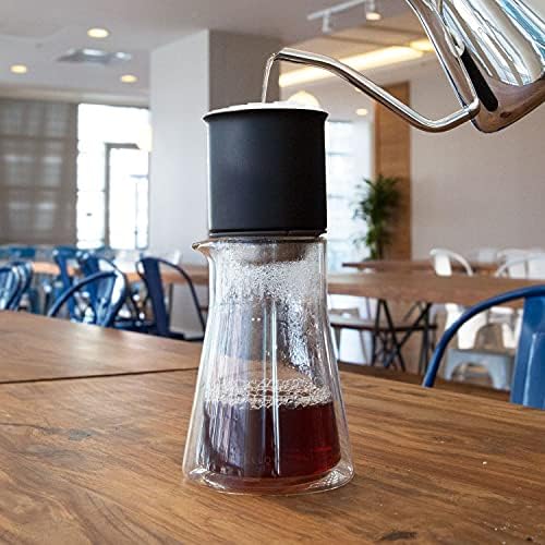 Fellow Stagg Double Wall Pour Over Glass Coffee Carafe, 20 Ounce