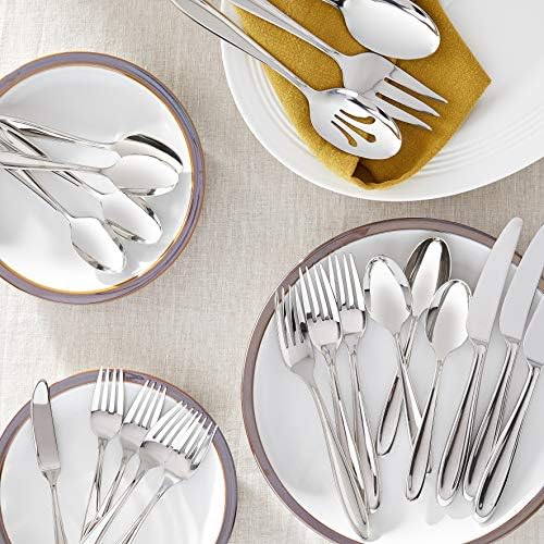 Lenox Cantera 65-Piece 18/10 Silverware Set for 12, Flatware
