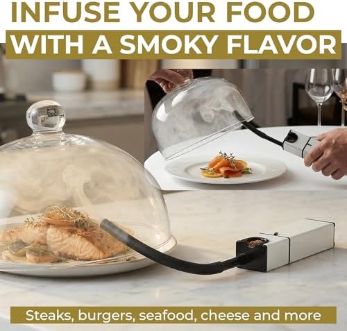 Gramercy Cocktail Smoker Kit - Indoor Drink & Food Infuser with Wood