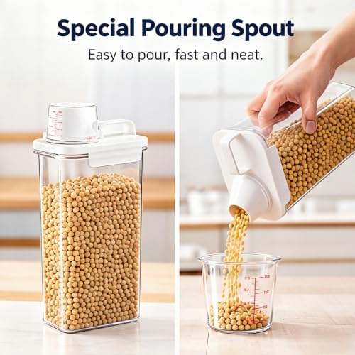 Rice Storage Container, 3-5 Lbs Cereal Containers Storage, Rice