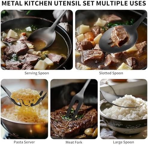 304 Stainlss Steel Kitchen Utensils Set, 10 Pcs