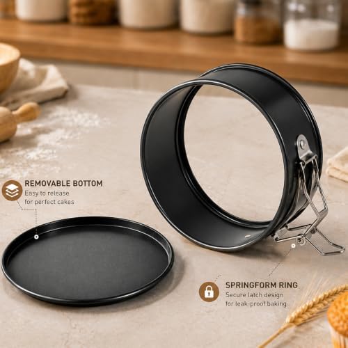 4 Inches Mini Springform Pan, 4-Pack
