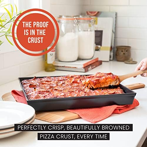 Chef Pomodoro Deep Dish Pizza Pan, Sicilian Pizza Pan, Baking Dish