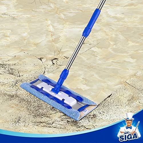 MR.SIGA Microfiber Mop Refills, Pack of 3