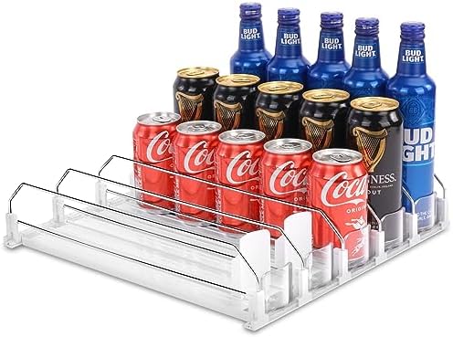 Automatic Soda Can Organizer for Refrigerator