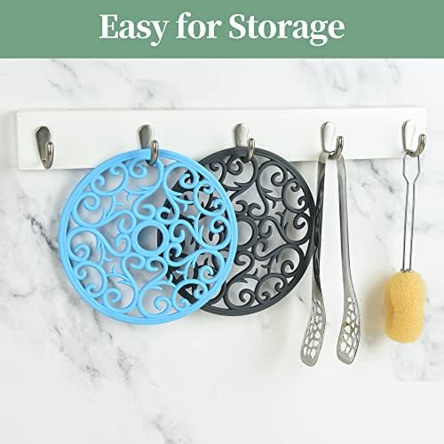 Trivets for Hot Dishes, Silicone Trivet Hot Pads for Kitchen, Silicone