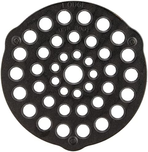 Lodge Cast Iron Meat Rack and Trivet, Pre-Seasoned, 8 Inches