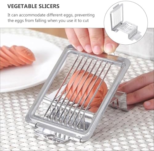 Stainless Steel Egg Slicer with 8 Cutting Wires Comfortable Handle
