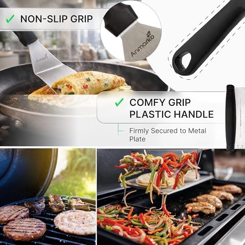 Stainless Steel Spatula and Scraper Set of 3