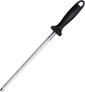 Knife Sharpener Rod, 13 Inch Carbon Steel Honing Steel by FANERFUN