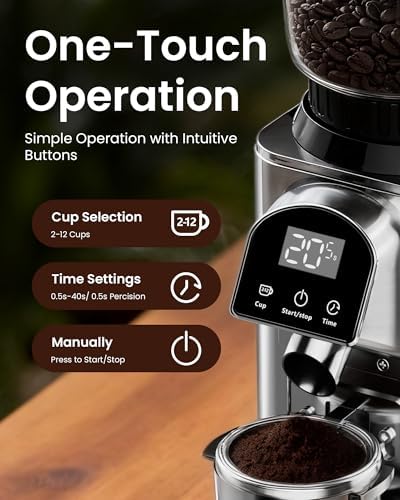 Electric Conical Burr Coffee Grinder