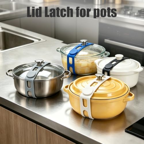 4 Pack Lid Latch for Pots
