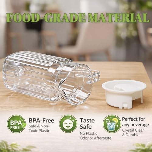 Water Plastic Jug With Lid,Water Jugs For Parties Wasserkrug