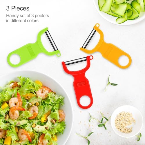Original Vegetable Fruit Peeler Carbon Steel Blade 3 Pack