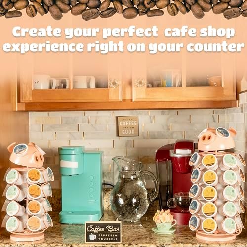 Made Easy Kit Carousel Coffee Pod Holder, Compatible with Keurig