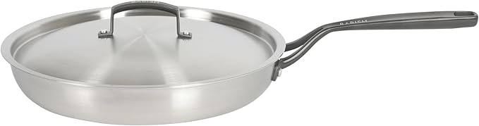 Babish 12-Inch Tri-Ply Stainless Steel Frying Pan by Babish
