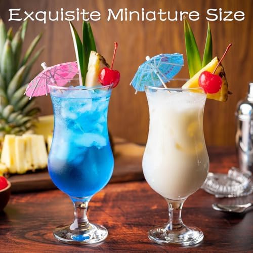 600 Pack Drink Umbrellas Cocktail Picks, Assorted Mini Paper Umbrella