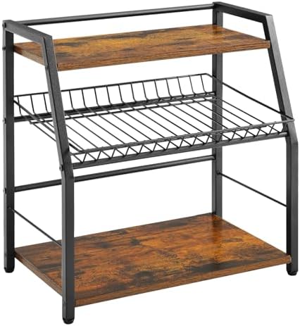 3-Tier Wooden Countertop Organizer