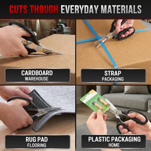 DUROX - Heavy Duty Scissors, Multipurpose Utility Scissors. Built to