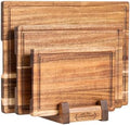 Cutting Boards for Kitchen with Wood Storage Stand Chopping Board
