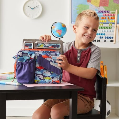 PlanetBox Rover Stainless Steel Bento Box Style Lunch Box Kit for Kids