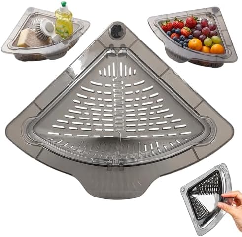 Magnetic Corner Sink Strainer Basket, 2026 New Upgraded Corner Sink