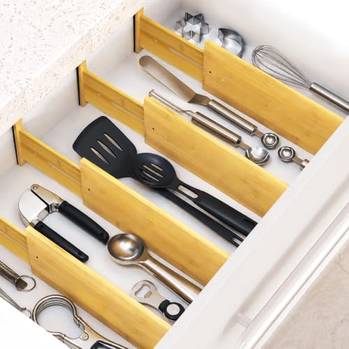 4 Pack Deep Drawer Dividers for Clothes Dresser 8" Hight