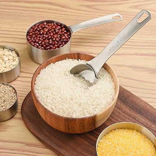 Measuring Cups Set, 18/8 Stainless Steel Measuring Cups Set with