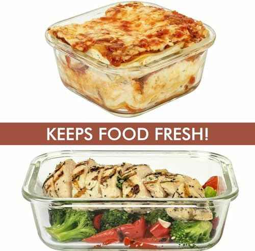 Razab 24 Pc Glass Food Storage Containers with Lids