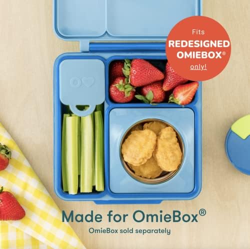 OmieBox (2 pack) Leakproof Dips Containers To Go, Salad Dressing