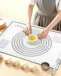 Silicone Pastry Mat with Measurements, 28 x 20 Inch