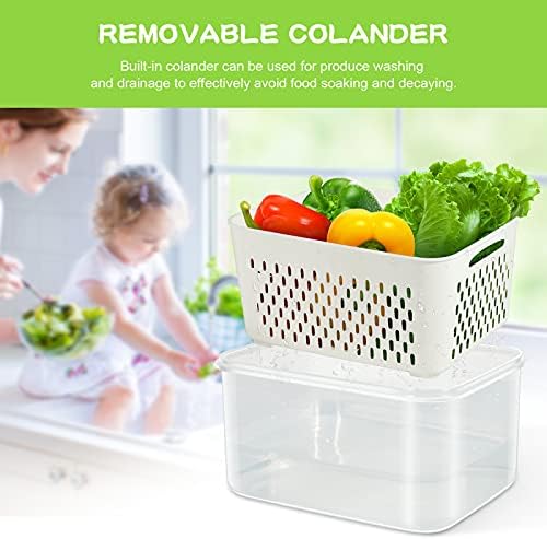 TBMax 12 Pieces Fruit Storage Containers for Fridge