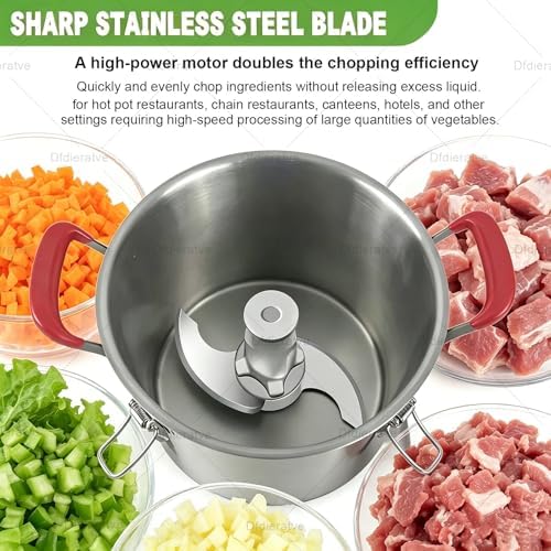 Large Commercial Food Processor, Electric Vegetable Chopper