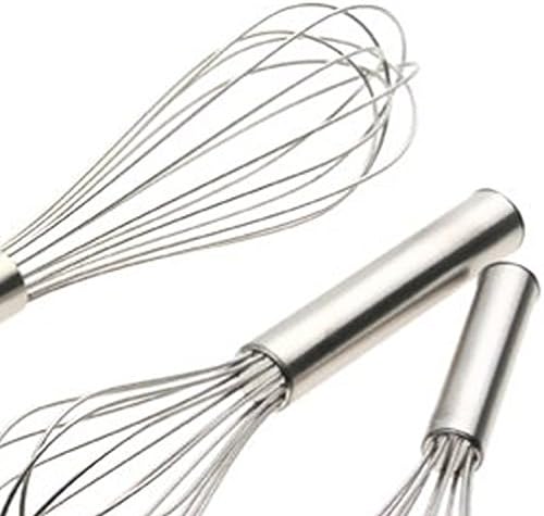 Norpro Balloon Wire Whisk Set of 3 Stainless Steel Stir/Mix/Beat 6"
