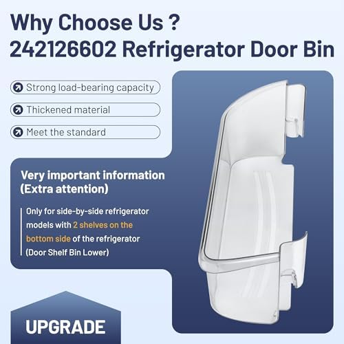 242126602 Refrigerator Door Bin Shelf Fit for Frigidaire Refrigerator