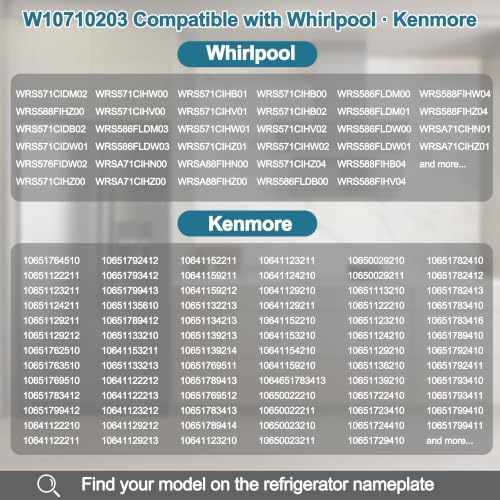 W10710203 Refrigerator Door Bin for Whirlpool Kenmore Refrigerator