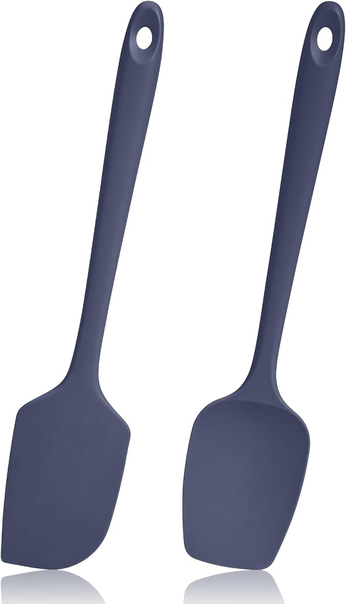 600ºF Heat Resistant Spatulas, High Heat Food Safe Semless Kitchen Silicone by Lilybeam